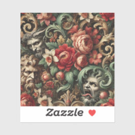 The Brothers Green - Gothic Floral Pillow Aufkleber