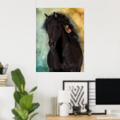 THE BROWING FRIESIAN ~ Poster (Heimbüro)