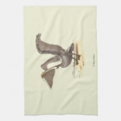 The Brown Pelican (Pelecanus occidentalis) NY Bird Geschirrtuch (Vertikal)