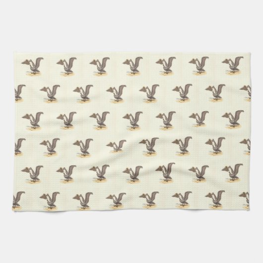 The Brown Pelican (Pelecanus occidentalis) NY Bird Geschirrtuch (Horizontal)