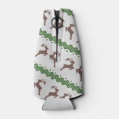 THE BROWN REINDEER PATTERN FLASCHENKÜHLER (Rückseite)