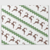 THE BROWN REINDEER PATTERN GESCHENKPAPIER (Flach)