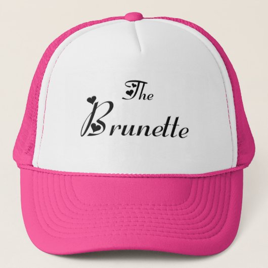 The brunette cap truckerkappe (Vorderseite)