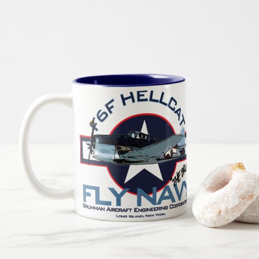 THE BRUTE ZWEIFARBIGE TASSE (Mit Donut)