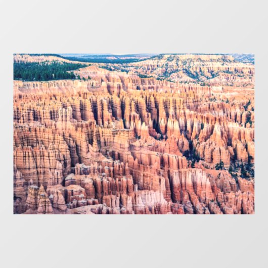 The Bryce Canyon National Park - Utah, USA Fensteraufkleber (Blatt)