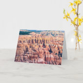 The Bryce Canyon National Park - Utah, USA Karte (Gelbe Blume)