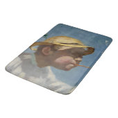 The Bubble Boy (von Paul Peel) Badematte (Schrägansicht)