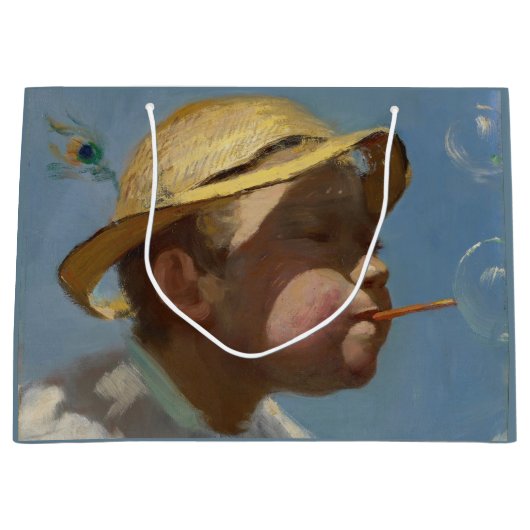 The Bubble Boy (von Paul Peel) Große Geschenktüte (Vorderseite)