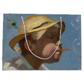 The Bubble Boy (von Paul Peel) Große Geschenktüte (Rückseite)