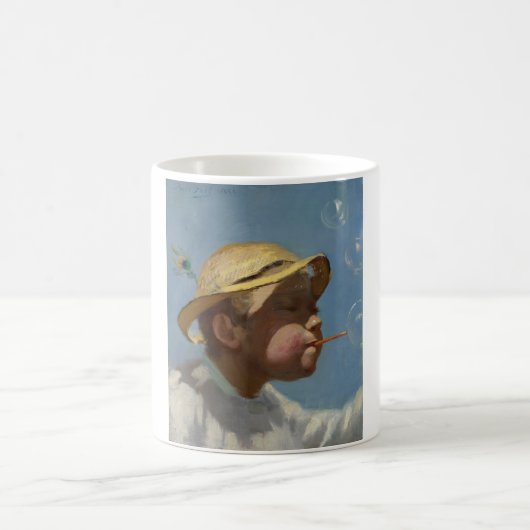 The Bubble Boy (von Paul Peel) Kaffeetasse (Mittel)