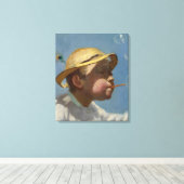 The Bubble Boy (von Paul Peel) Leinwanddruck (Insitu (Holzboden))