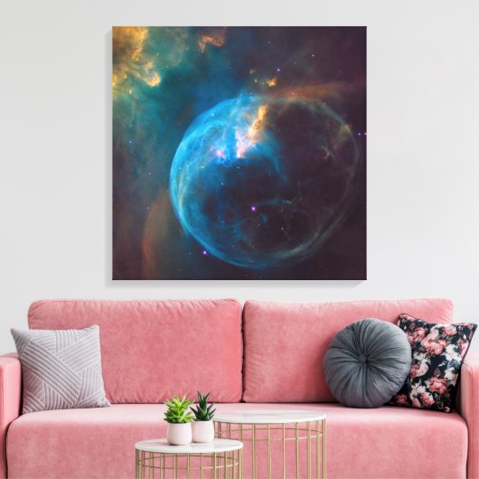 The Bubble Nebula, Ngc 7635. Leinwanddruck (Insitu (Wohnzimmer))