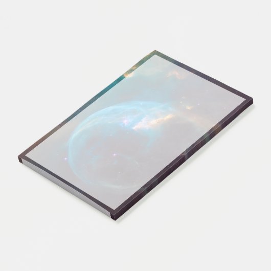 The Bubble Nebula, Ngc 7635. Post-it Klebezettel (angewinkelt)