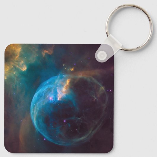 The Bubble Nebula, Ngc 7635. Schlüsselanhänger (Rückseite)