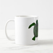 The bubble wrap turtle. (Chelonia anthropoceaenum) Kaffeetasse (Links)