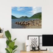 The Bubbles and Jordan Pond, Acadia National Park Poster (Heimbüro)