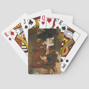 The Buccaneer's Story (Öl auf Leinwand) Spielkarten