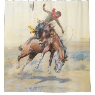 The Bucker 1904 Charles Marion Russell Duschvorhang