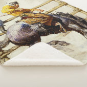 "The Bucking Bronco" von NC Wyeth Sherpadecke (3/4)