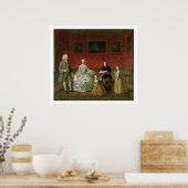 The Buckley-Boar Family, c.1758-60 (oil on canvas) Poster (Küche)