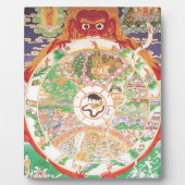 The Buddhist Wheel of Life Fotoplatte (Vorderseite)