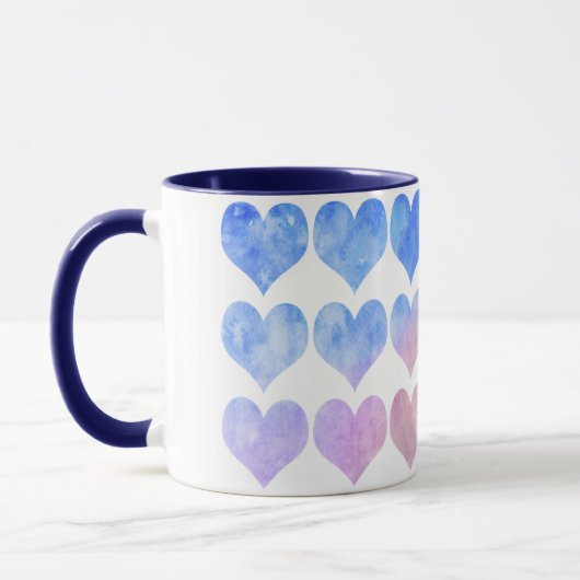 The Bue Heart Mug Tasse (Links)