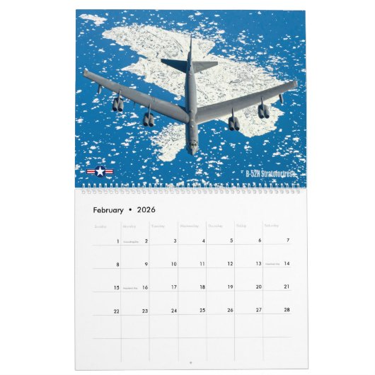 "THE BUFF" - B-52H Stratofestress Kalender (Feb 2026)