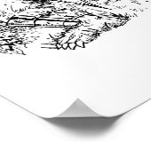 "The Bugbear" - Illustration von Tracy Lesch Poster (Ecke)