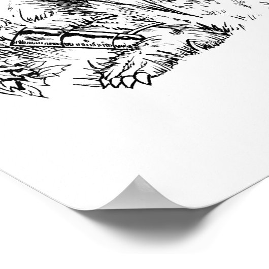 "The Bugbear" - Illustration von Tracy Lesch Poster (Ecke)