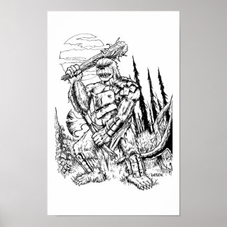 "The Bugbear" - Illustration von Tracy Lesch Poster