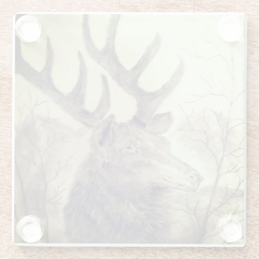 The Bull Elk Glasuntersetzer (Rückseite)