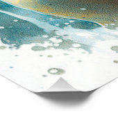 The Bulldog With Sunglasses - Composition 008 Poster (Ecke)