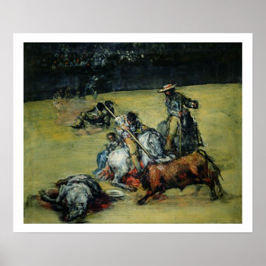 The Bullfight, c.1825 (oil on canvas) Poster (Vorne)