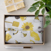 The Bumble Bee and Honey Series Design 16 Seidenpapier (Geschenk)