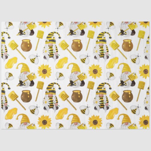 The Bumble Bee and Honey Series Design 16 Seidenpapier (Vorderseite)