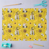 The Bumble Bee and Honey Series Design 4 Seidenpapier (Basteln)