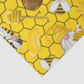 The Bumble Bee and Honey Series Design 4 Seidenpapier (Ausschnitt)
