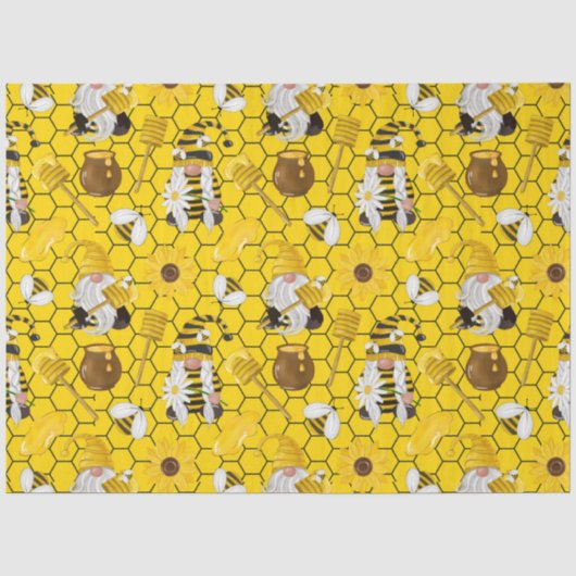 The Bumble Bee and Honey Series Design 4 Seidenpapier (Vorderseite)