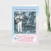 The Bungee Cord Birthday Song Karte (Vorderseite)