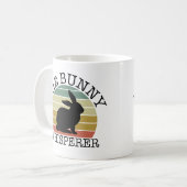 The Bunny Whisperer Shirt, Cool Rabbit Lover Kaffeetasse (Vorderseite Links)