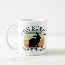 The Bunny Whisperer Shirt, Cool Rabbit Lover Kaffeetasse