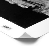 The Burghers of Calais, 1889 Poster (Ecke)