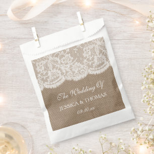The Burlap & Lace Wedding Collection Geschenktütchen
