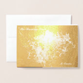 "The Burning Bush"-Grüße Folienkarte (Vorderseite mit Umschlag)