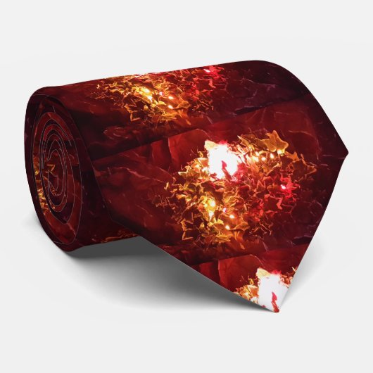 "The Burning Bush" Necktie Krawatte (Gerollt)