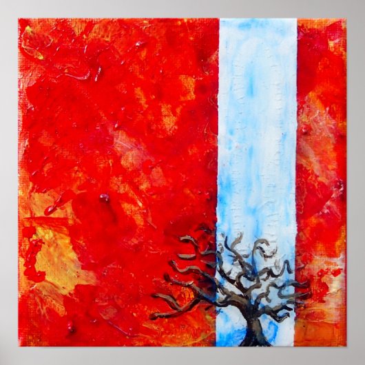 The Burning Bush of Moses - Exodus 3:1-22 Poster (Vorne)