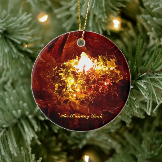"The Burning Bush"-Ornament Keramik Ornament (Baum)
