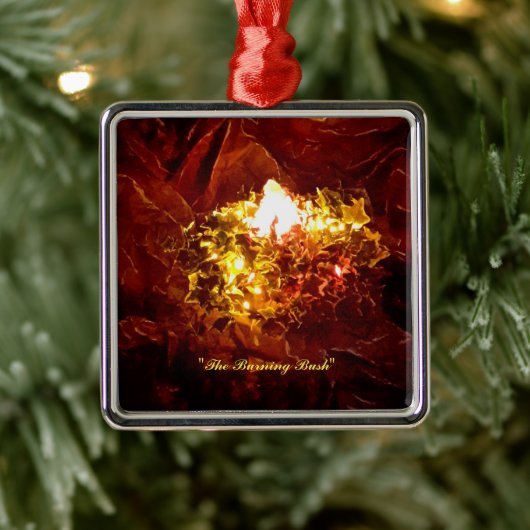 "The Burning Bush"-Ornament Ornament Aus Metall (Baum)