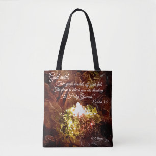 "The Burning Bush" Tote Bag Tasche