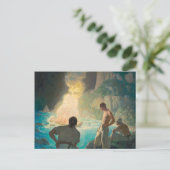 The Burning of the Bounty, 1940 by N. C. Wyeth Postkarte (Stehend Vorderseite)